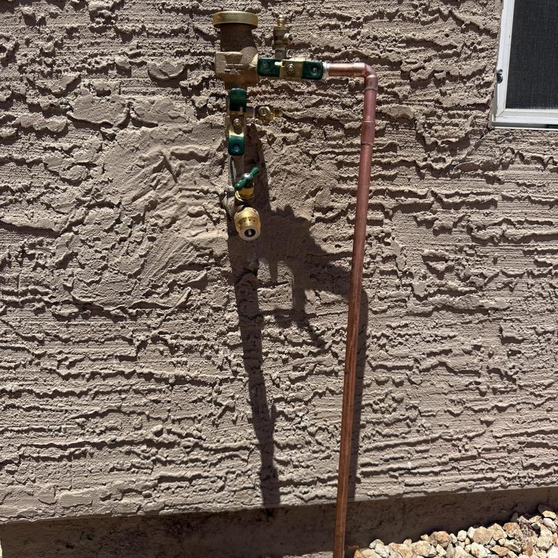 12 Inch Pressure Vacuum Breaker and Hose Bib Assembly