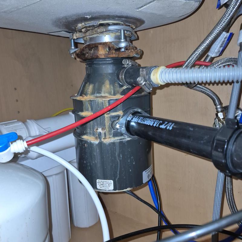 12 hp garbage disposal with plumbing connections