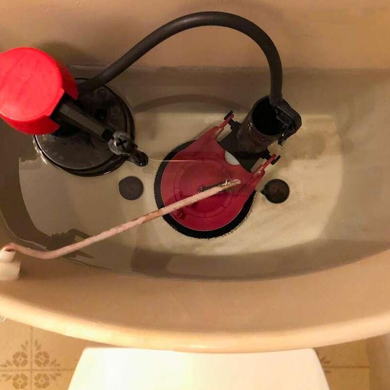 Toilet fill valve and flapper replacement inside tank Toilet fill valve and flapper replacement inside tank