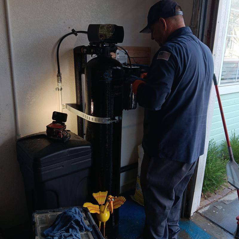 Whole house water treatment system installation in Lancaster