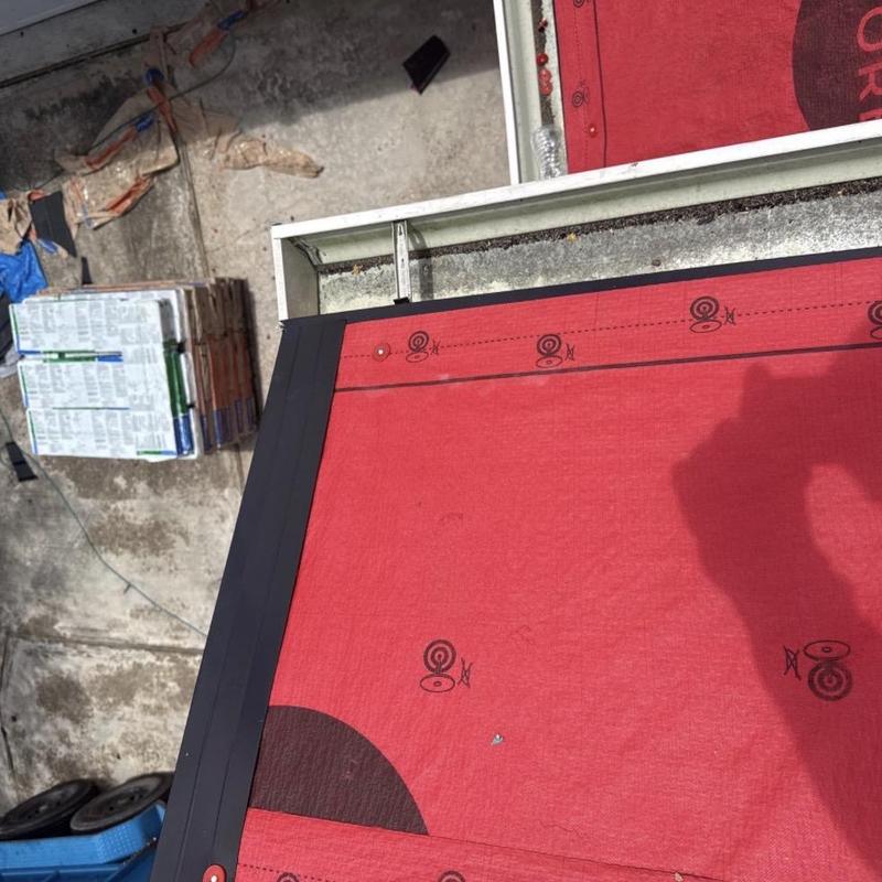 ClimateFlex roofing underlayment with drip edge installation