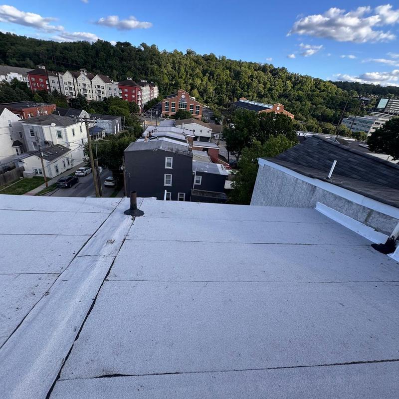 Firestone Modified Bitumen flat roof system installation