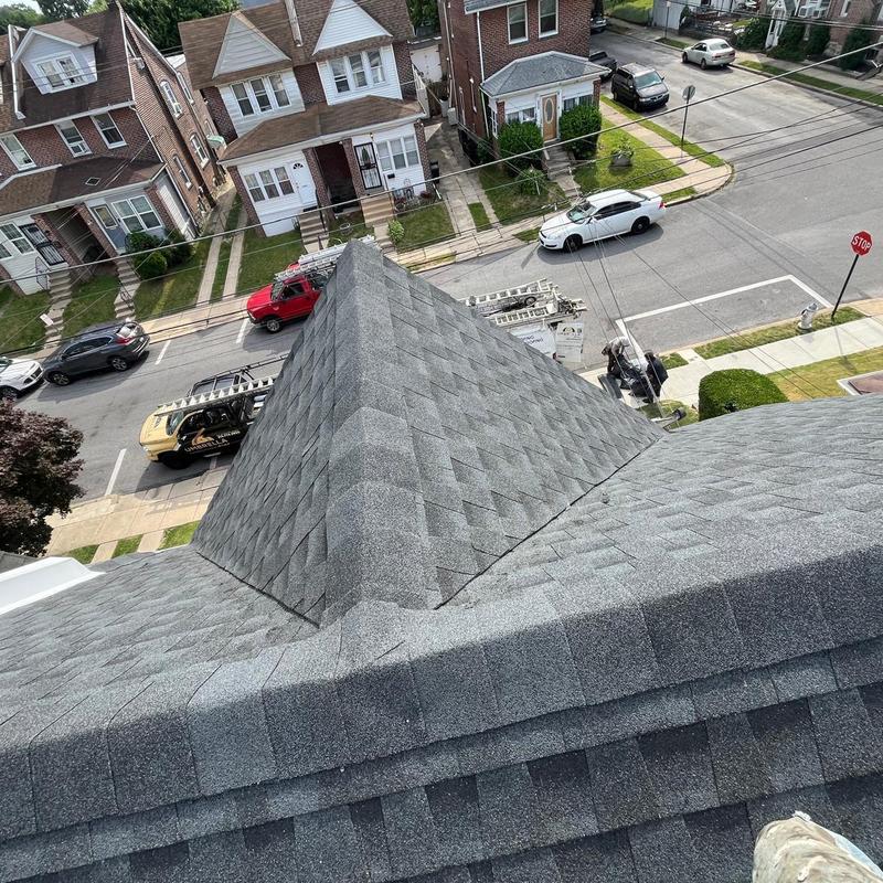 GAF Timberline HDZ shingle roof installation close-up