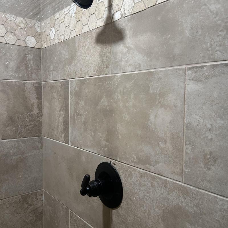Delta single handle shower valves in oil-rubbed bronze Delta single handle shower valves in oil-rubbed bronze