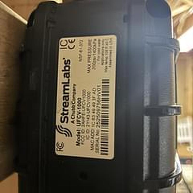 StreamLabs auto stop valve model label close-up