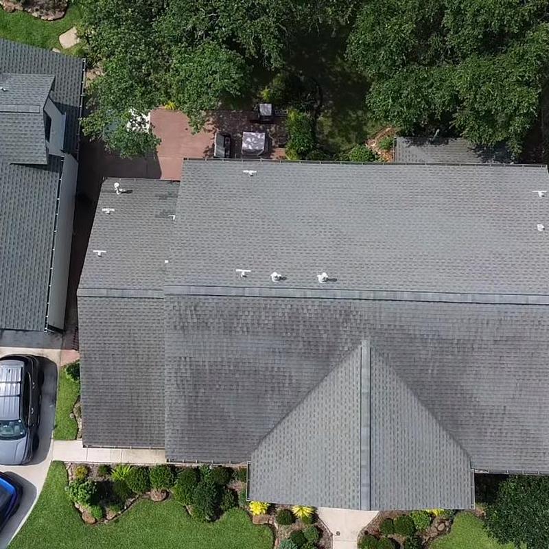 Asphalt shingle roof inspection, Country Club, Baytown TX