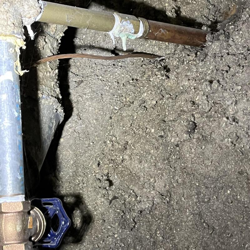Partial re-pipe with galvanized pipe removal and PEX connection