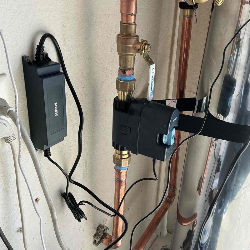 MOEN FLO water main riser smart meter installation