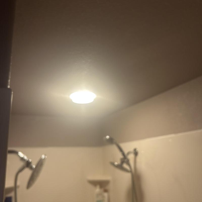 LED integrated bathroom exhaust fan with light