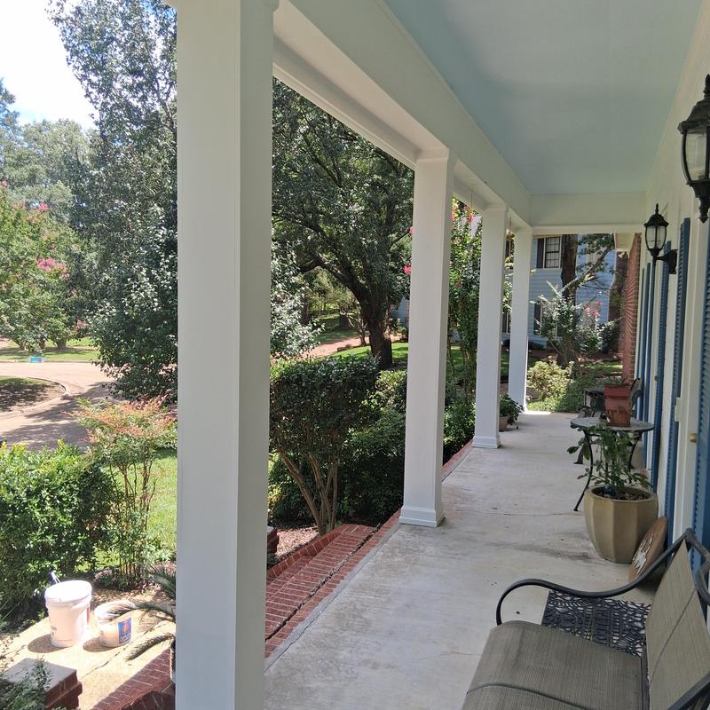 4x4 Porch Columns wrapped with fluted wood panels 4x4 Porch Columns wrapped with fluted wood panels