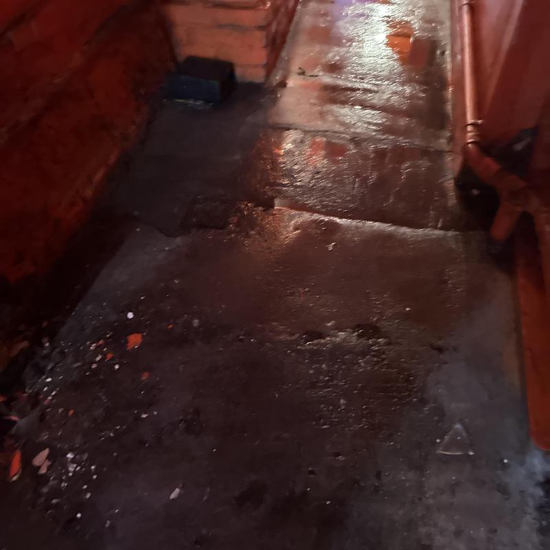 Sewer cleanout drain clearing and inspection pathway