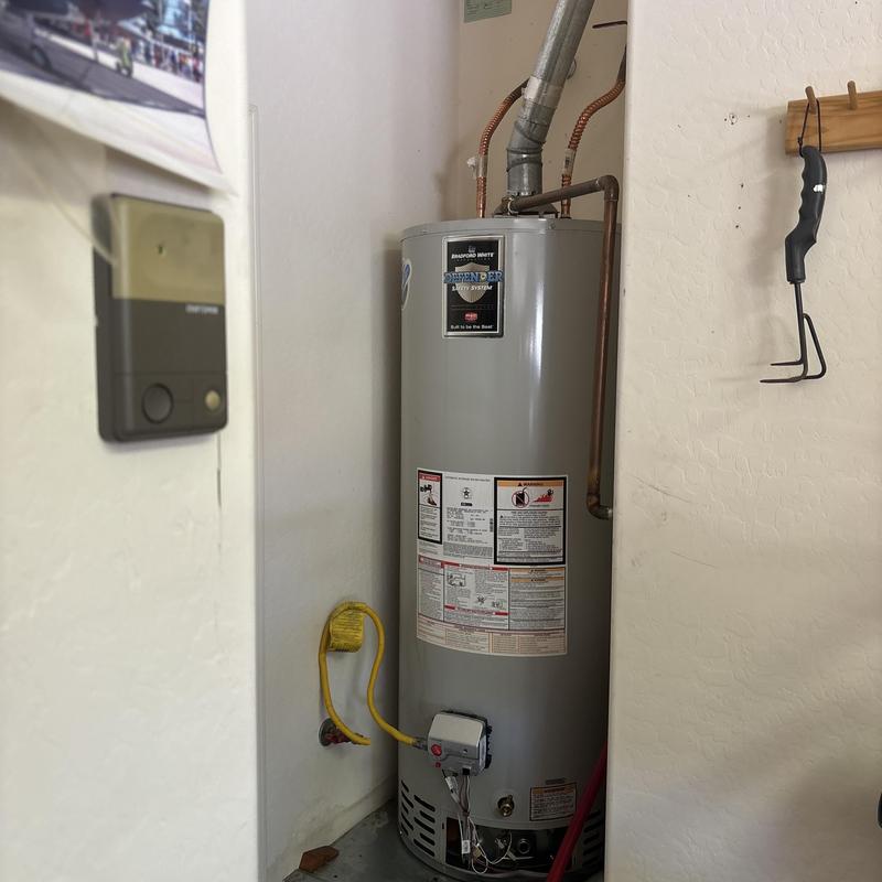 50 Gallon Gas Water Heater with Copper Piping