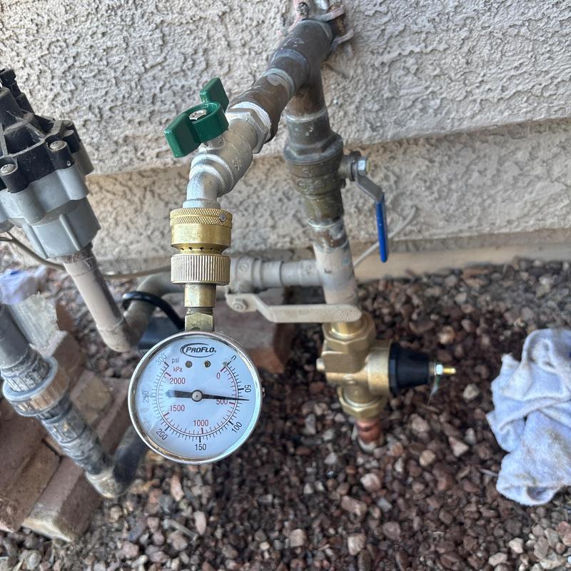 1 Inch Pressure Regulator Valve with Pressure Gauge