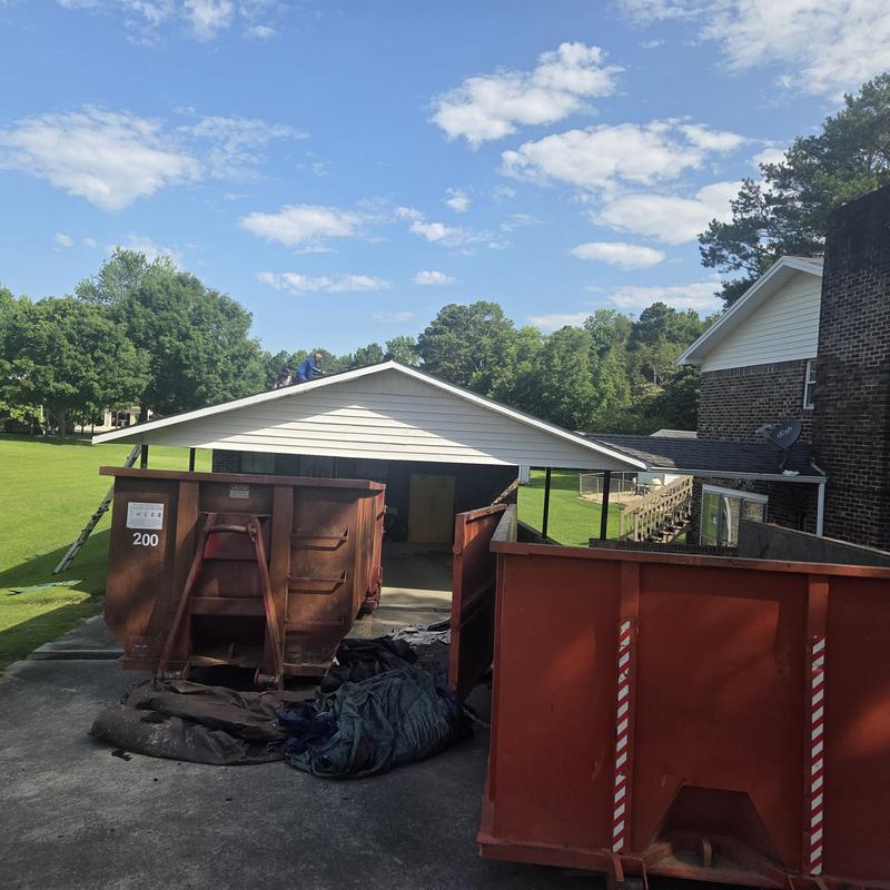 Asphalt shingle roof replacement with GAF shingles