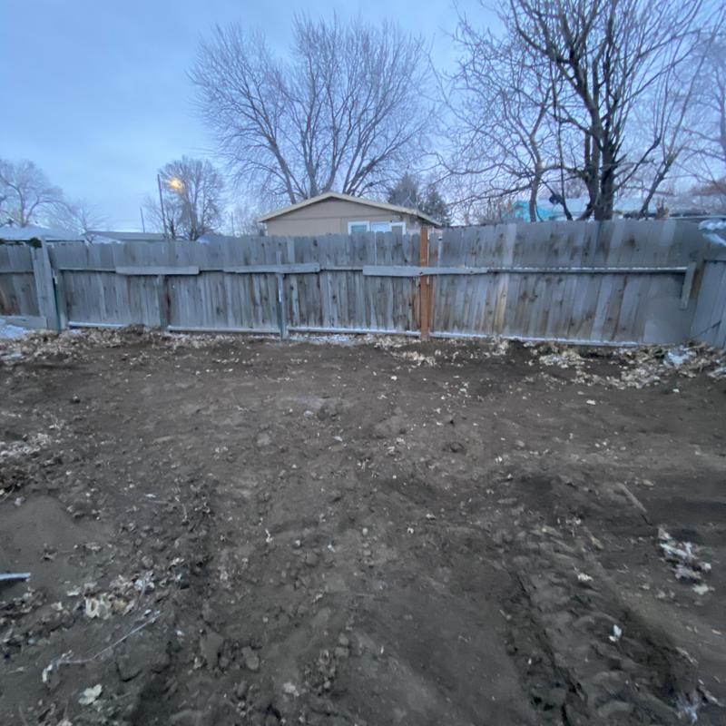 In-ground clean out excavation and pipe replacement site In-ground clean out excavation and pipe replacement site