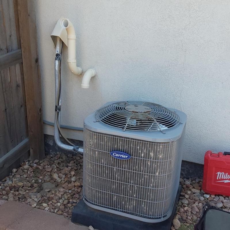 Carrier CA13NA air conditioner outdoor unit cleaning