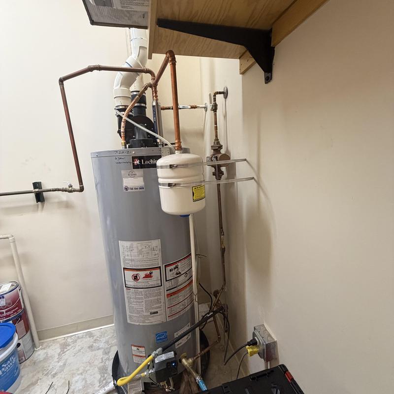 Power vent water heater with expansion tank maintenance Power vent water heater with expansion tank maintenance