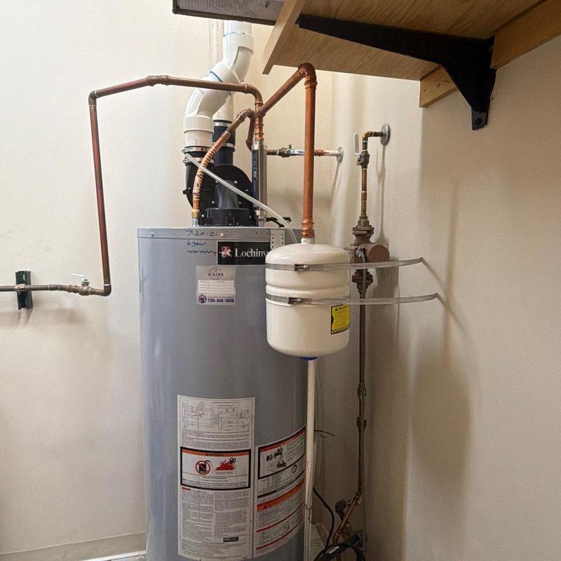 Power vent water heater with expansion tank maintenance Power vent water heater with expansion tank maintenance