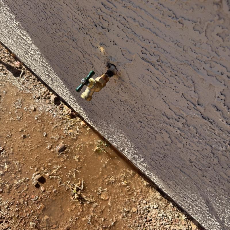 House bib faucet on exterior stucco wall in Goodyear AZ House bib faucet on exterior stucco wall in Goodyear AZ