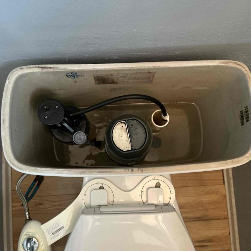 Toilet tank fill valve and supply line installation
