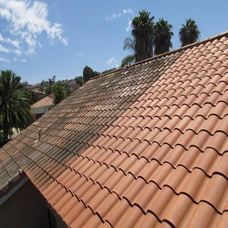 Tile roof cleaning and maintenance in Huntington Beach Tile roof cleaning and maintenance in Huntington Beach