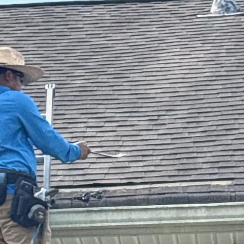 Roof shingles replacement and leak prevention work