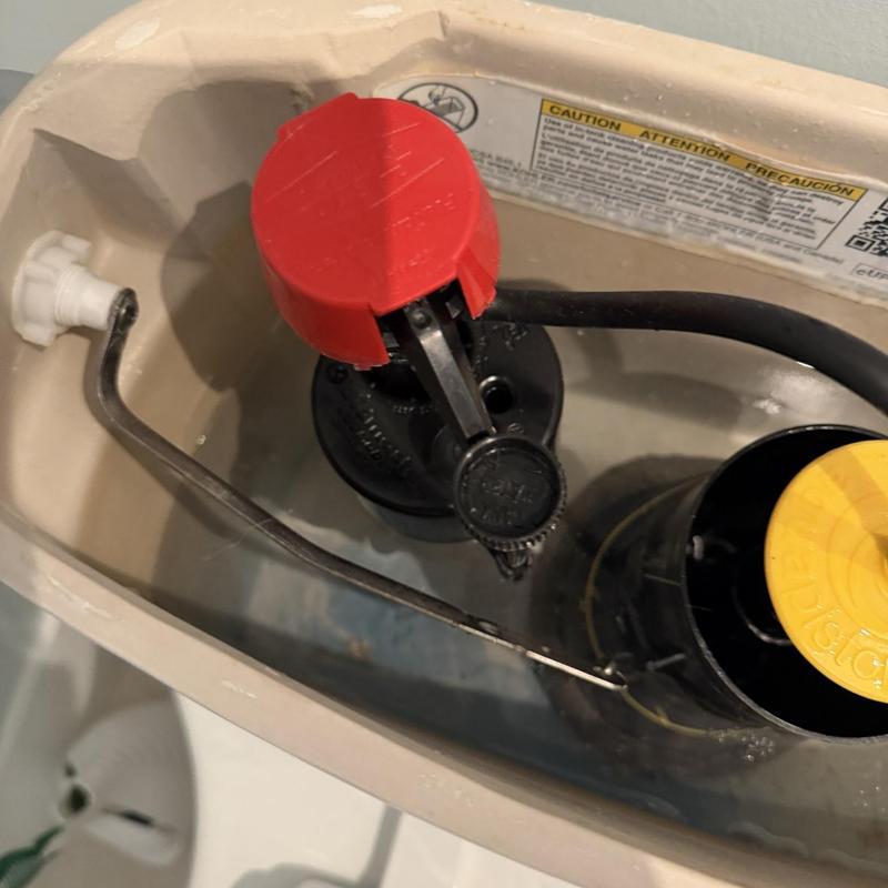 Toilet fill valve replacement inside tank