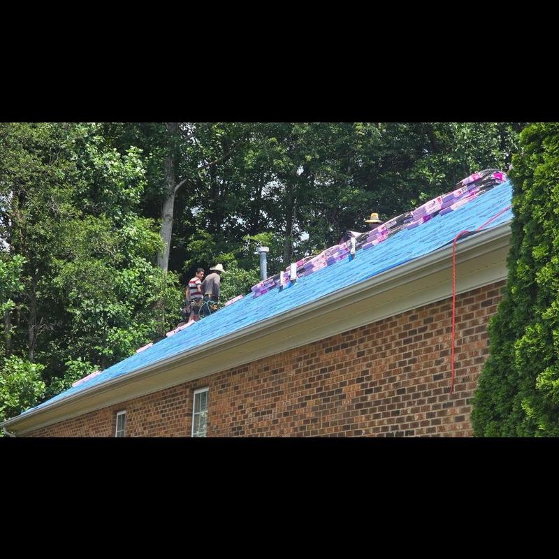 Owens Corning Durations architectural shingle roof installation