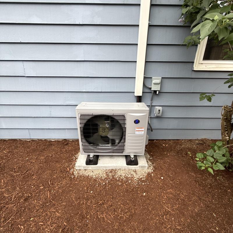 Friedrich ducted heat pump outdoor unit installed Friedrich ducted heat pump outdoor unit installed