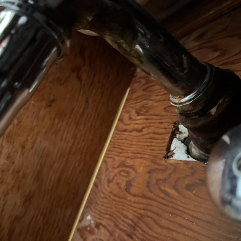 Kitchen sink waste arm and P-trap replacement