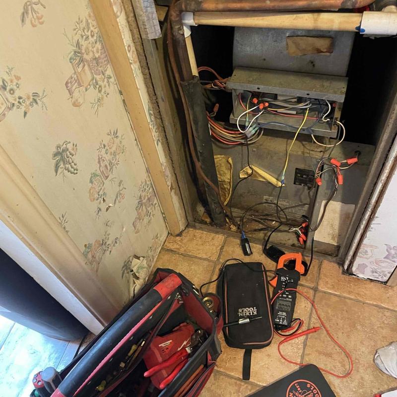 Low voltage wiring inspection with electrical testing tools Low voltage wiring inspection with electrical testing tools