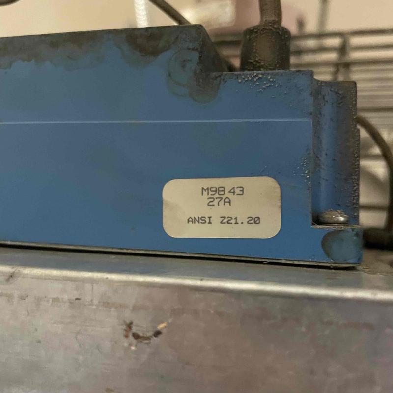Reznor heater heat exchanger with rusted casing Reznor heater heat exchanger with rusted casing
