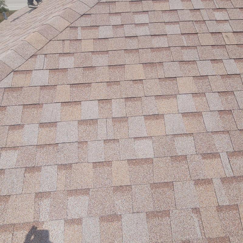 Shingle roofing installation with ridge cap in Fort Myers Shingle roofing installation with ridge cap in Fort Myers