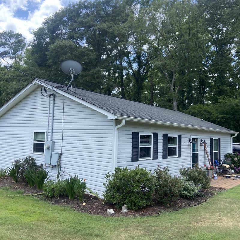 Asphalt shingle roof and metal roof leak inspection
