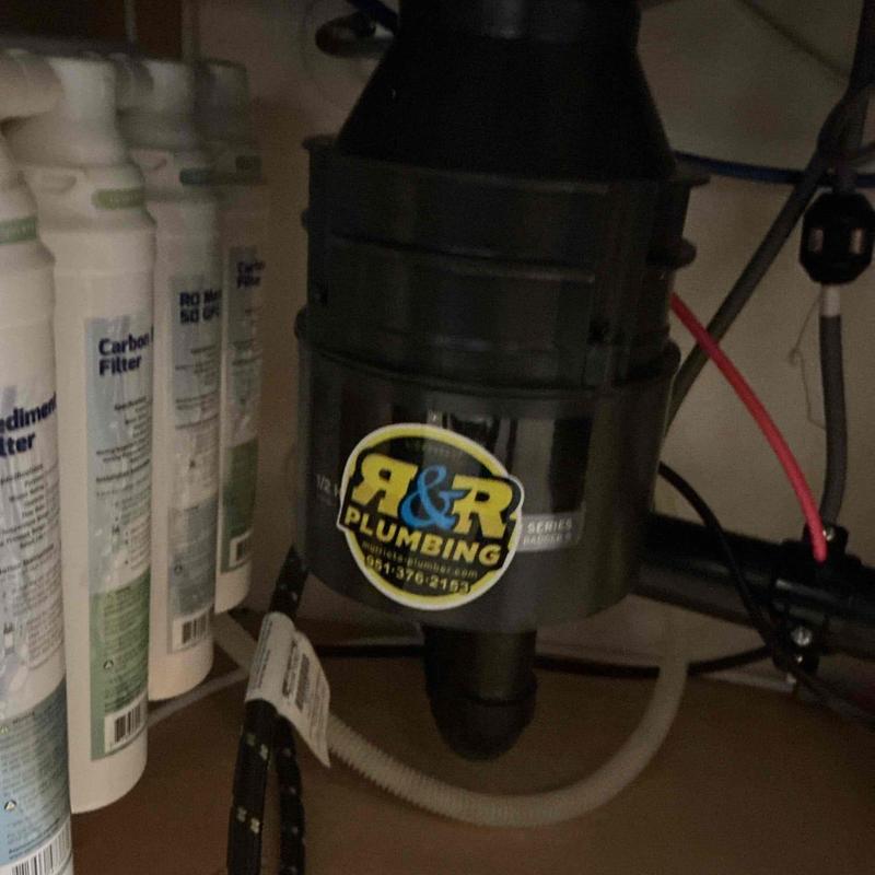12 HP Badger 5 garbage disposal with water filters