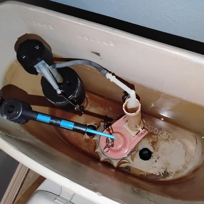 Toilet tank components flush valve and fill valve assembly