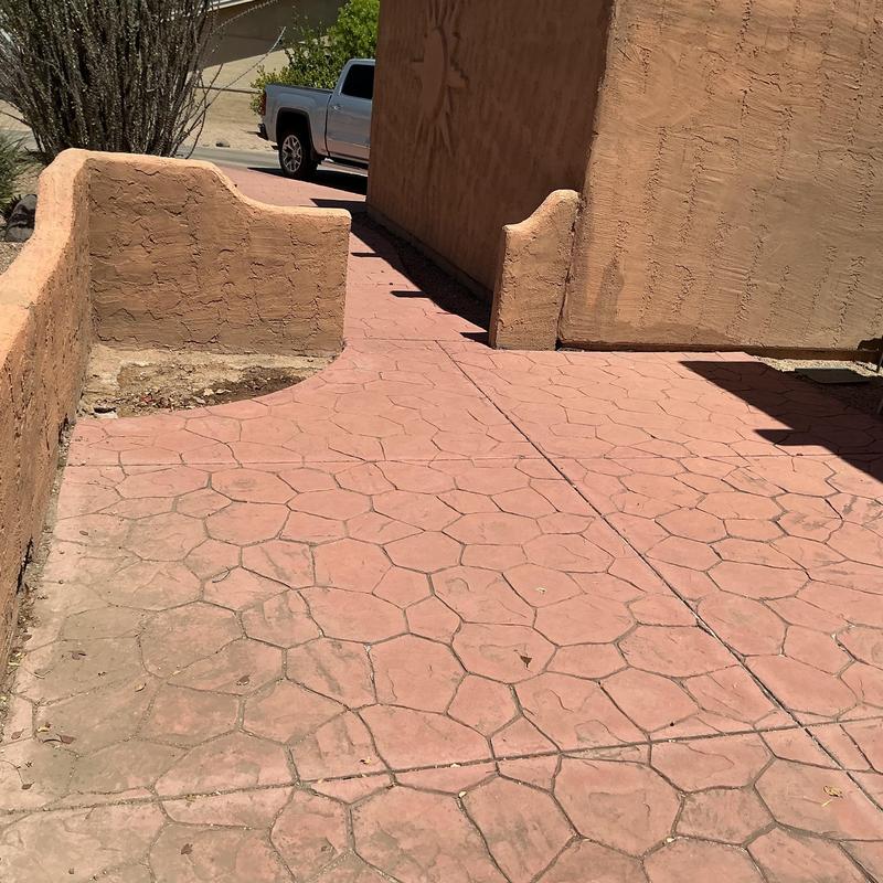 Water line excavation and valve adjustment area outdoors