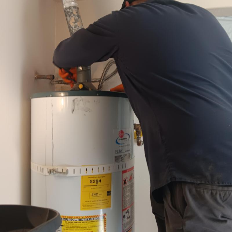 40 gallon natural gas water heater replacement in Lancaster