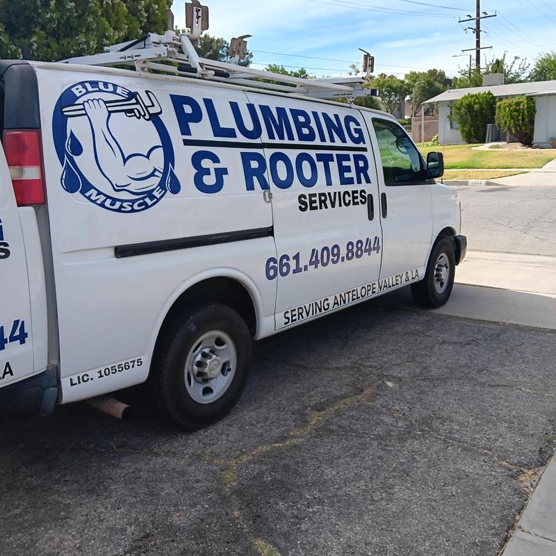 Sewer line hydrojetting and camera inspection van