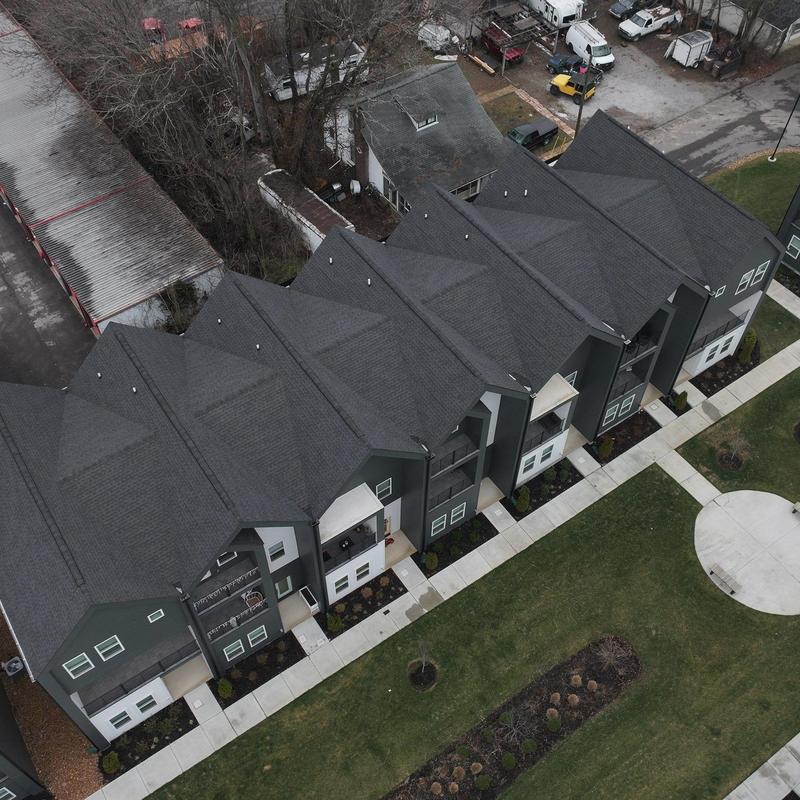Asphalt shingle roof inspection with hail damage review