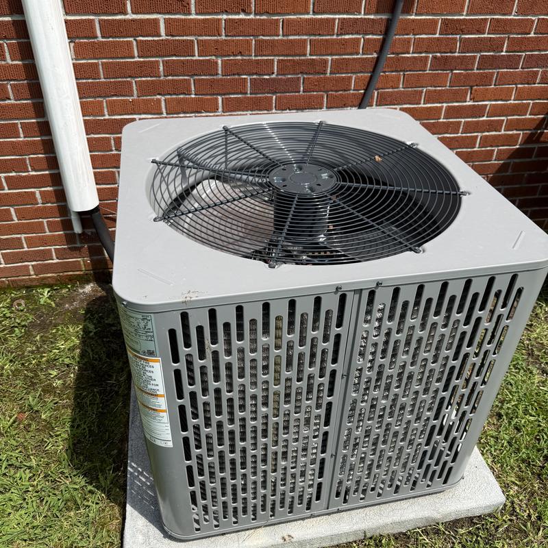 Air conditioner drain line cleared and inspected Air conditioner drain line cleared and inspected