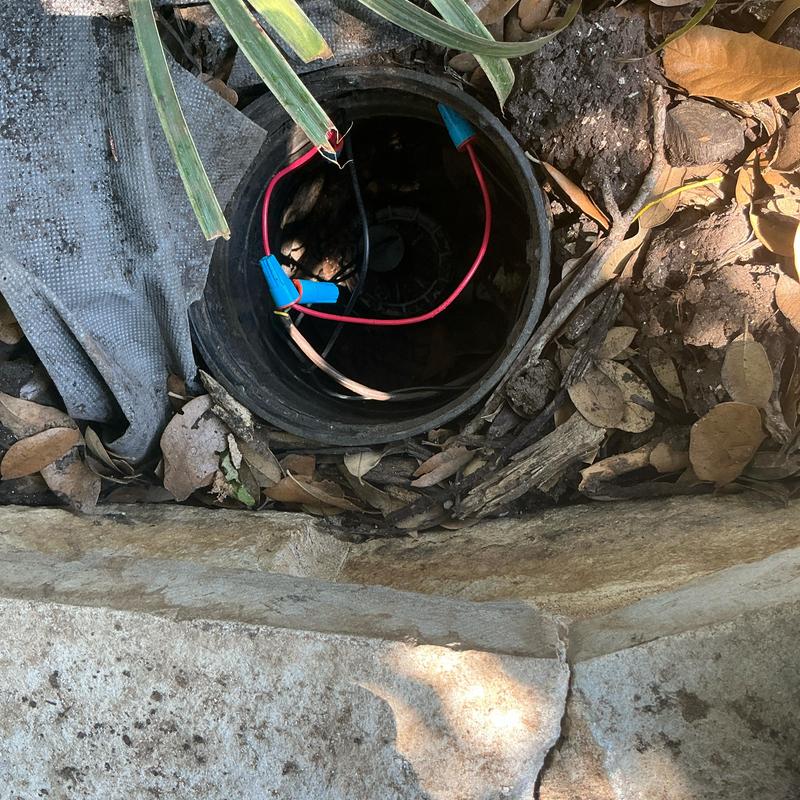 Sprinkler valve wiring with solenoid installation Sprinkler valve wiring with solenoid installation