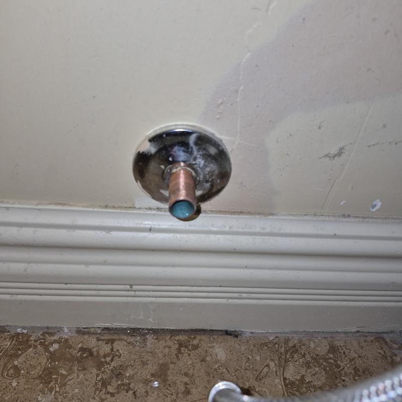 Hose bib thread replacement with copper pipe stub