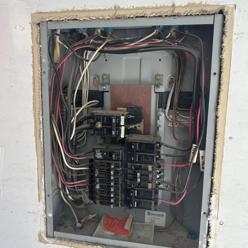 Challenger electrical panel with wiring inspection in Boise Challenger electrical panel with wiring inspection in Boise