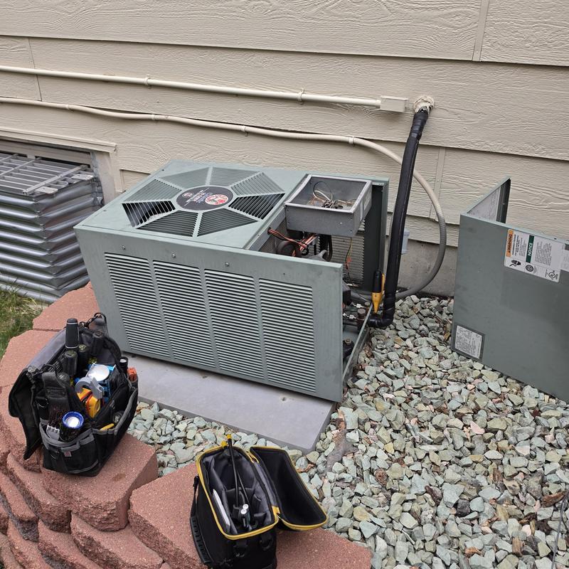 Rheem condenser fan motor and capacitor replacement