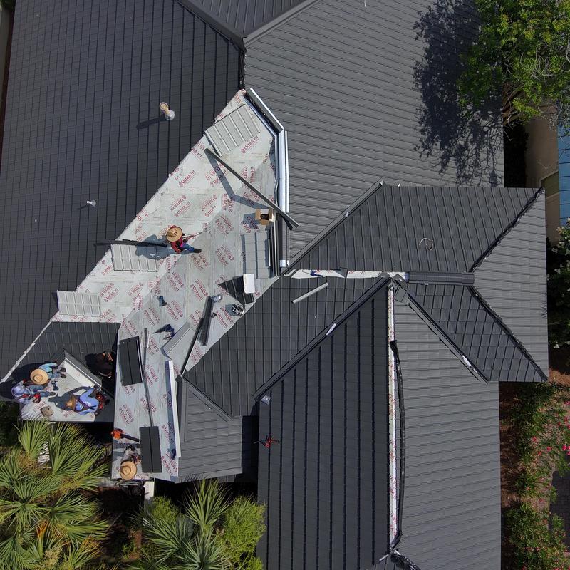 Worthouse Ulta steel roof installation in Destin, FL Worthouse Ulta steel roof installation in Destin, FL