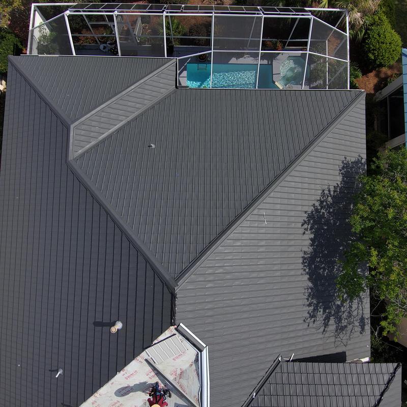 Worthouse Ulta modular steel roof system installation Worthouse Ulta modular steel roof system installation
