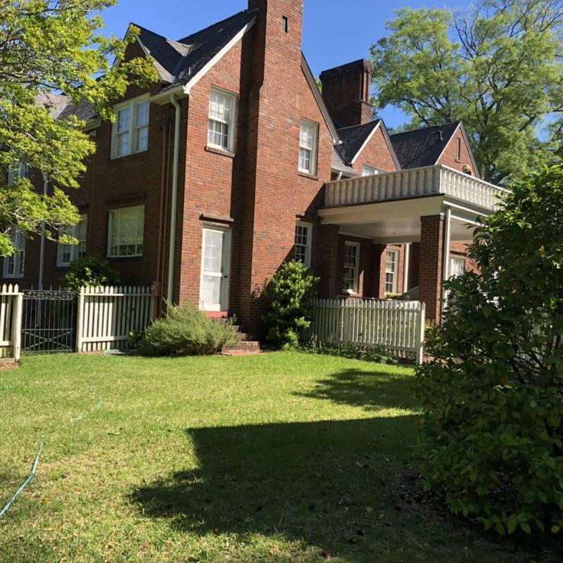 Asphalt shingle roof with pipe boot and chimney repairs
