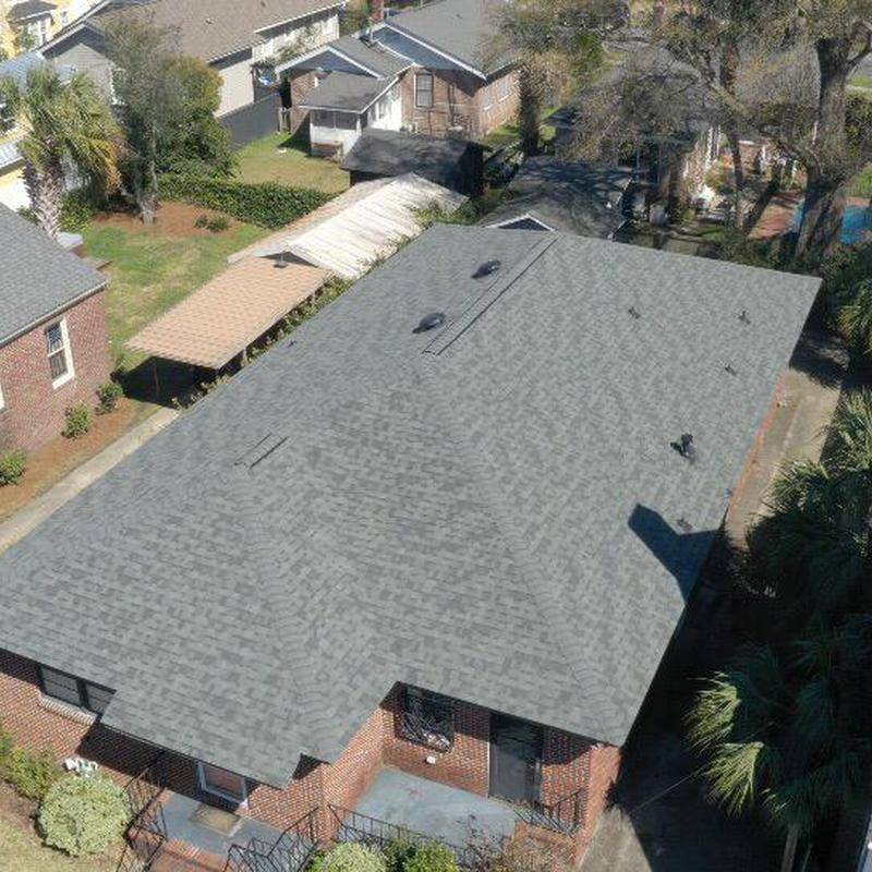 Duration Williamsburg Gray shingle roof installation