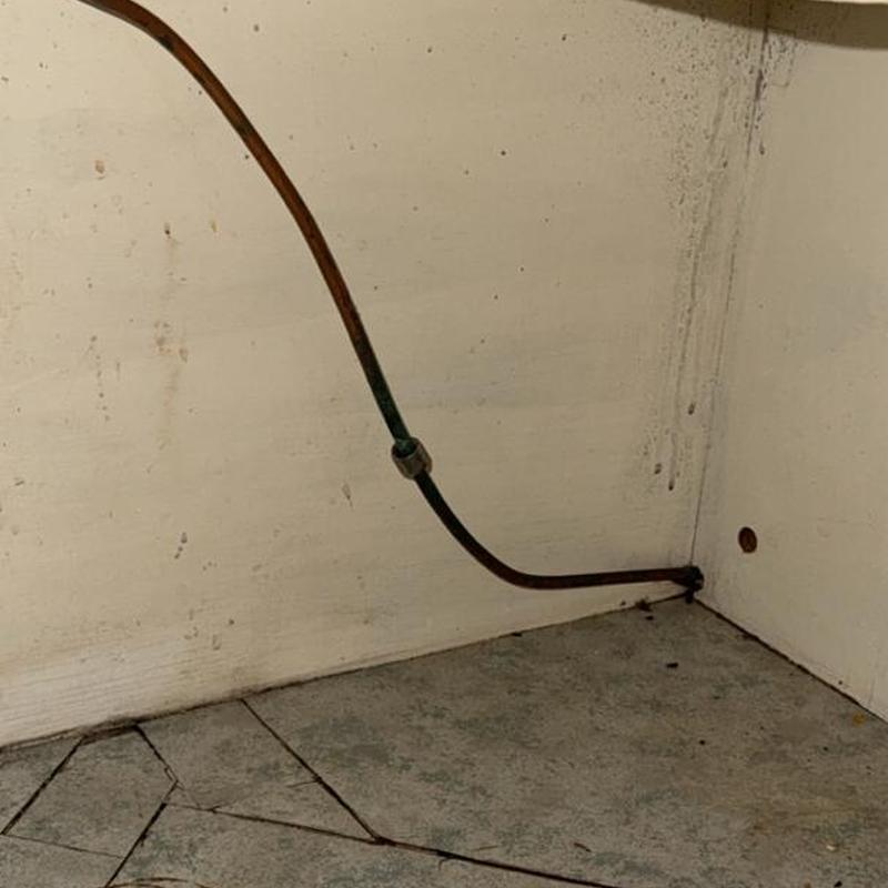 Copper refrigerator line and shutoff valves replacement Copper refrigerator line and shutoff valves replacement